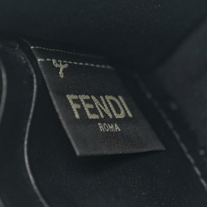 Fendi Vitello Cruise F is Fendi Bi-Color FF 1974 Embossed Medium Envelope Wallet On Chain Aspargo Maya Black Maya 6 of 10