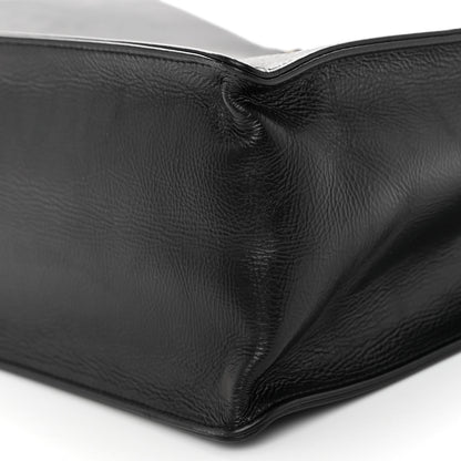 Chanel Shiny Aged Calfskin Shopping Bag Black 10 of 10