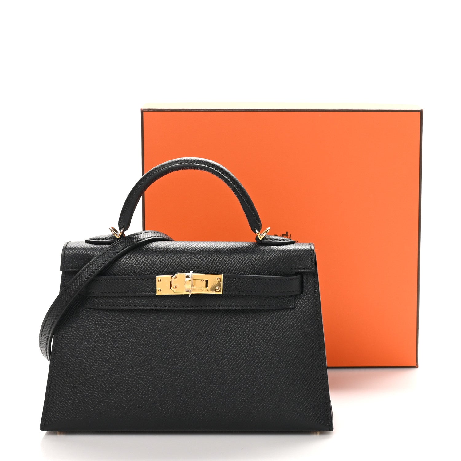 Hermes Epsom Mini Kelly Sellier 20 Black 11 of 11