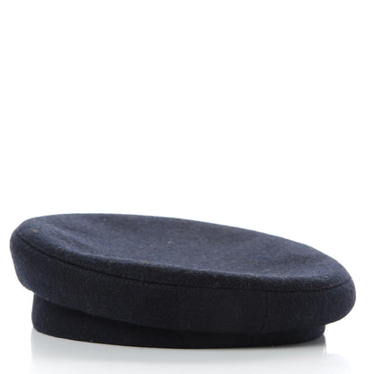 Hermes Wool Beret 57 Blue 5 of 10