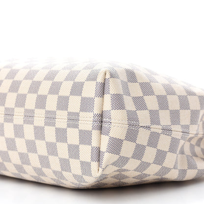 Louis Vuitton Damier Azur Graceful PM Rose Ballerine 7 of 14