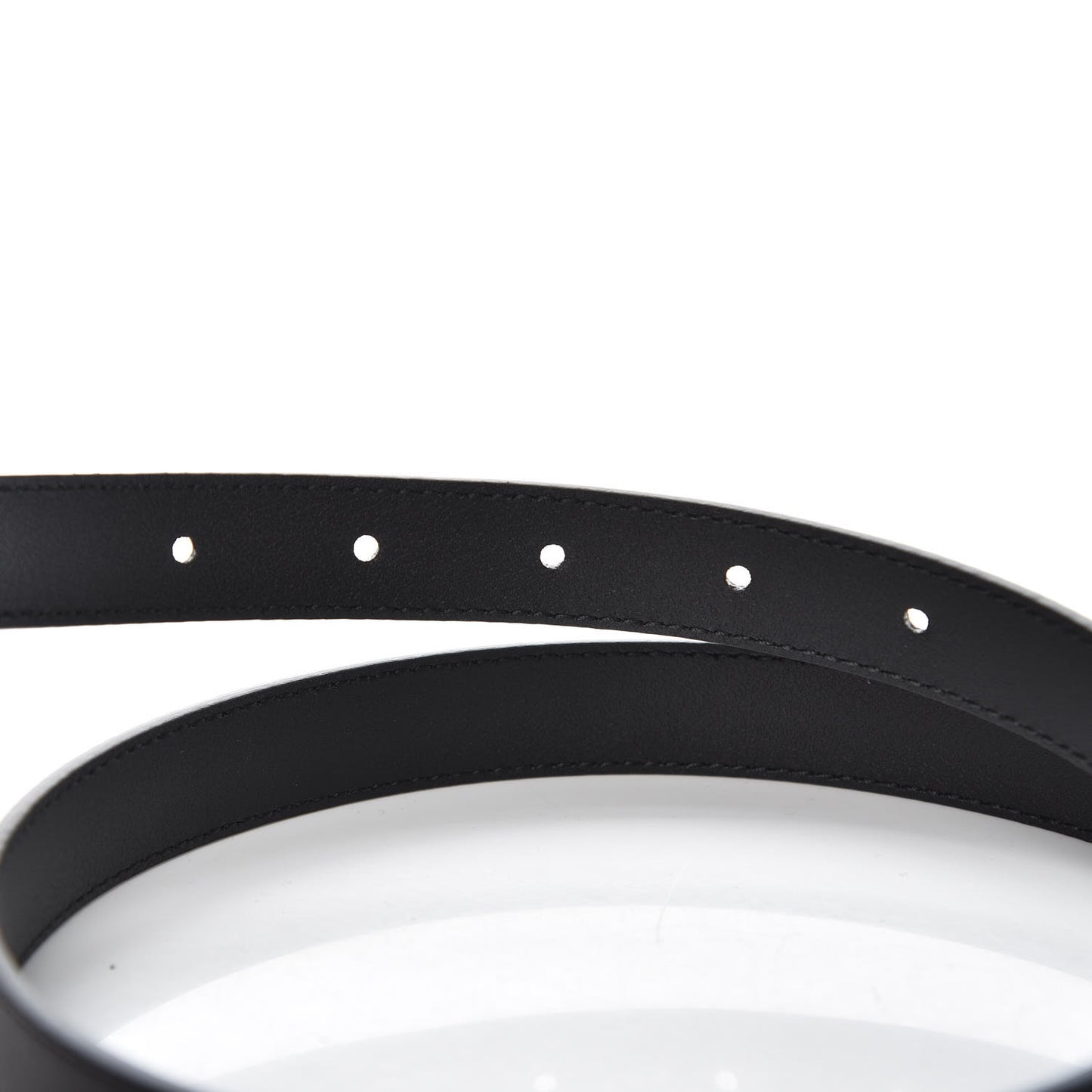 Calfskin Double G 20mm Belt 75 30 Black