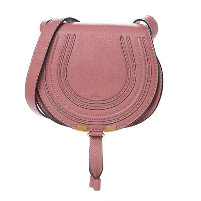 Chloe Calfskin Mini Marcie Round Crossbody Bag Rusty Pink 1 of 9