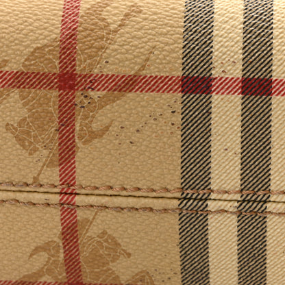 Burberry Haymarket Check Shoulder Bag Brown 14 of 16