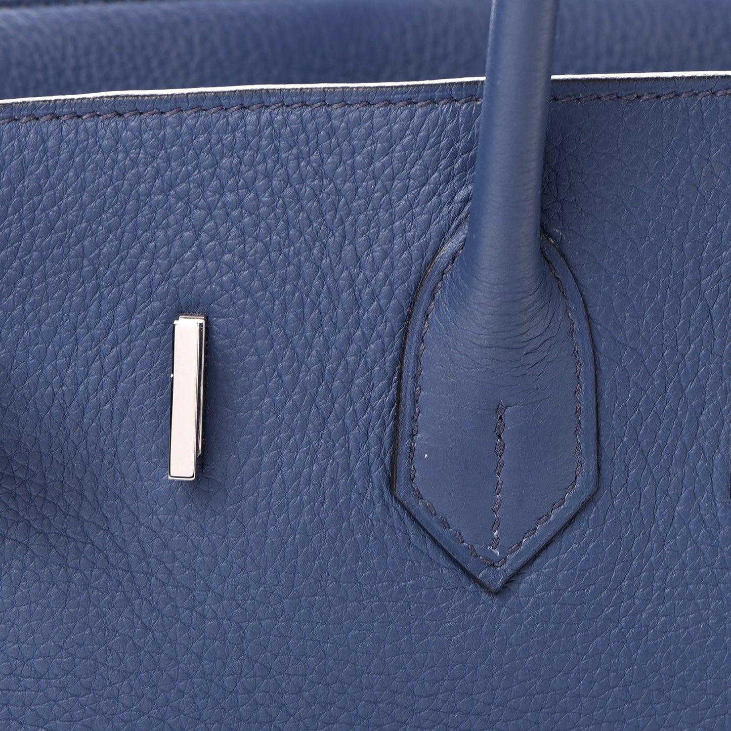 Taurillon Clemence Birkin 35 Bleu Brighton