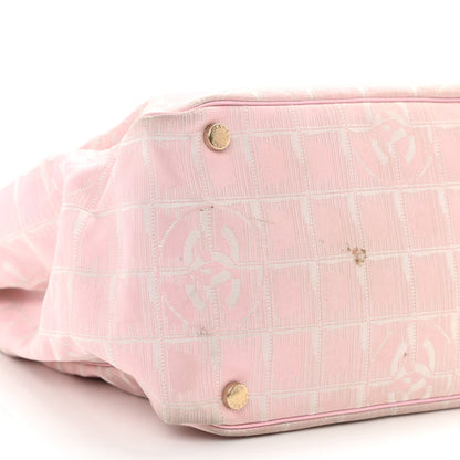 Chanel Nylon Travel Large Tote Pink 10 of 11