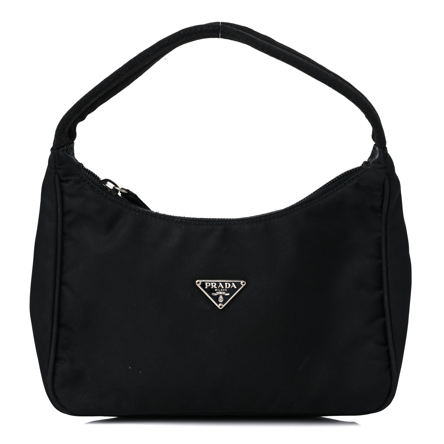 Prada Tessuto Nylon Shoulder Bag Black 1 of 15