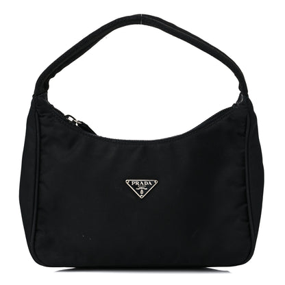 Prada Tessuto Nylon Shoulder Bag Black 1 of 15