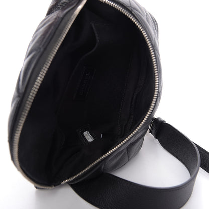 Chanel Grained Calfskin Quilted Waist Belt Bag Black 5 of 10