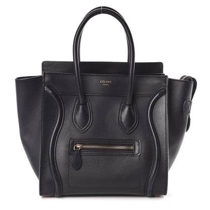 Celine Smooth Calfskin Micro Luggage Navy Blue 1 of 9
