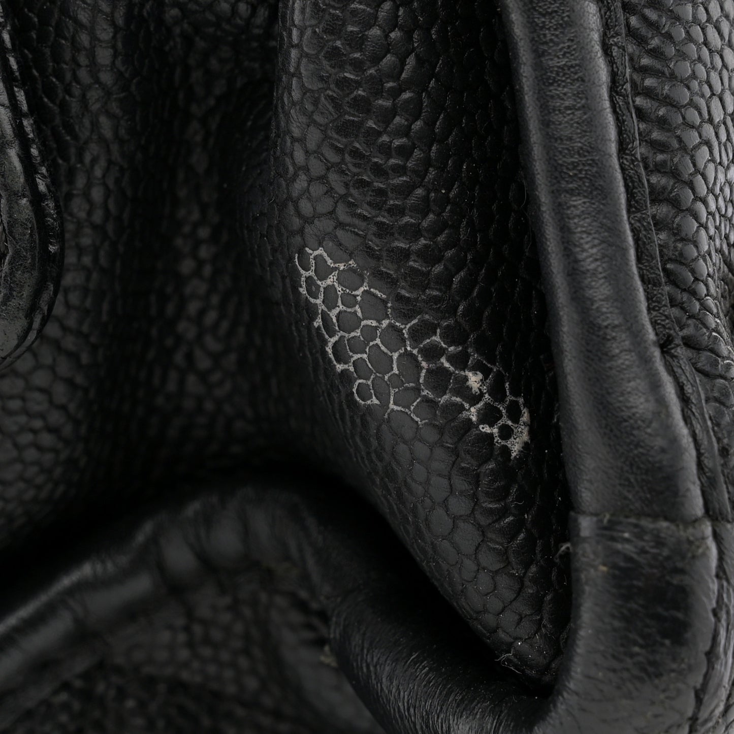 Caviar Quilted French Riviera Tote Black