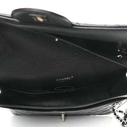 Chanel Patent Quilted Maxi Double Flap Black 5 of 12