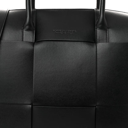 Bottega Veneta Calfskin Maxi Intrecciato Arco Briefcase Black 7 of 9