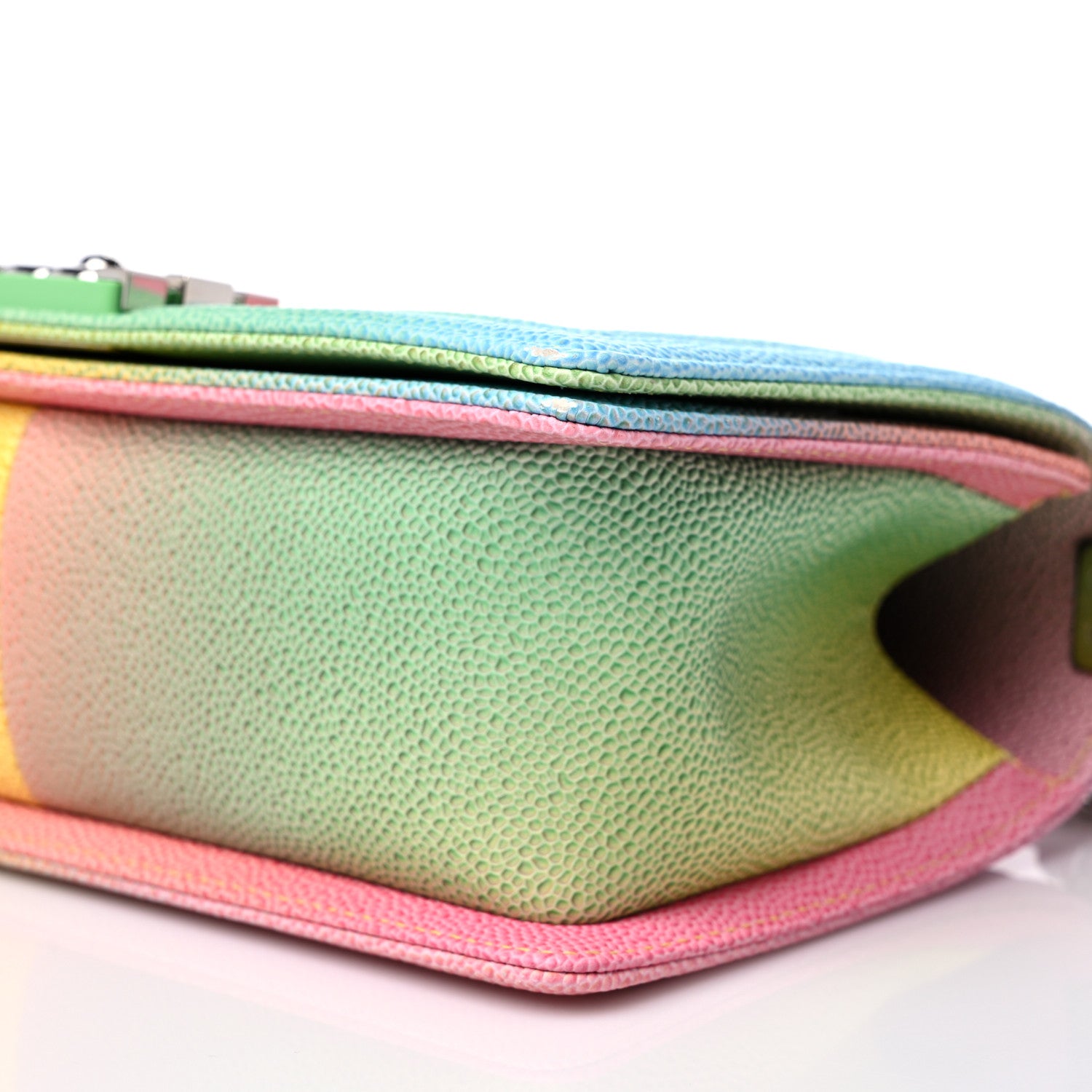 Chanel Caviar Quilted Medium Cuba Rainbow Boy Flap Multicolor 8 of 12