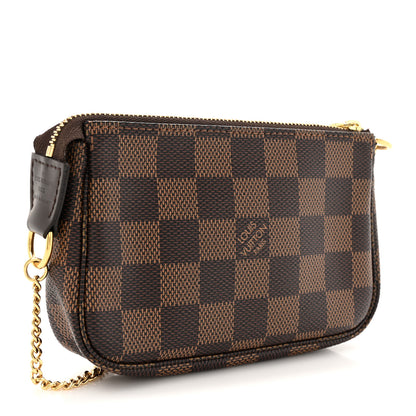 Louis Vuitton Damier Ebene Mini Pochette Accessories 3 of 10