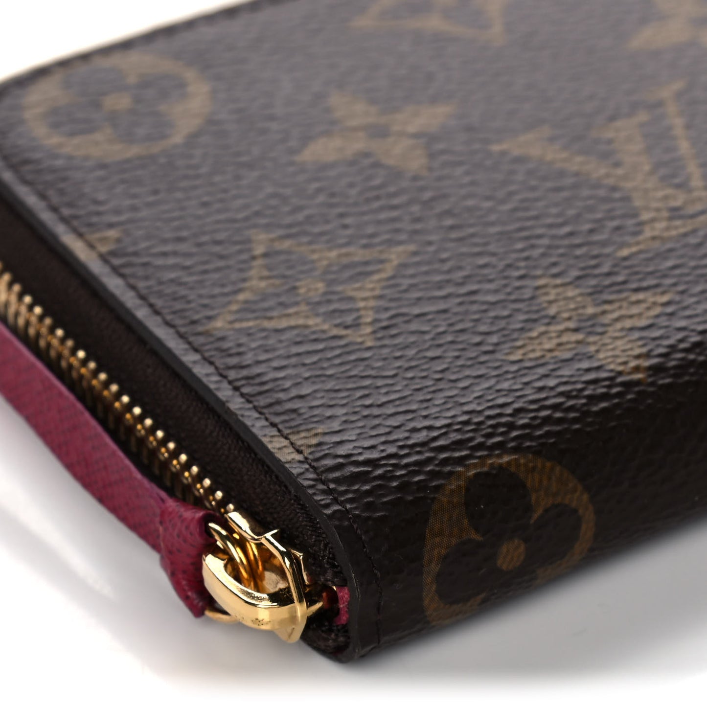 Monogram Clemence Wallet Fuchsia