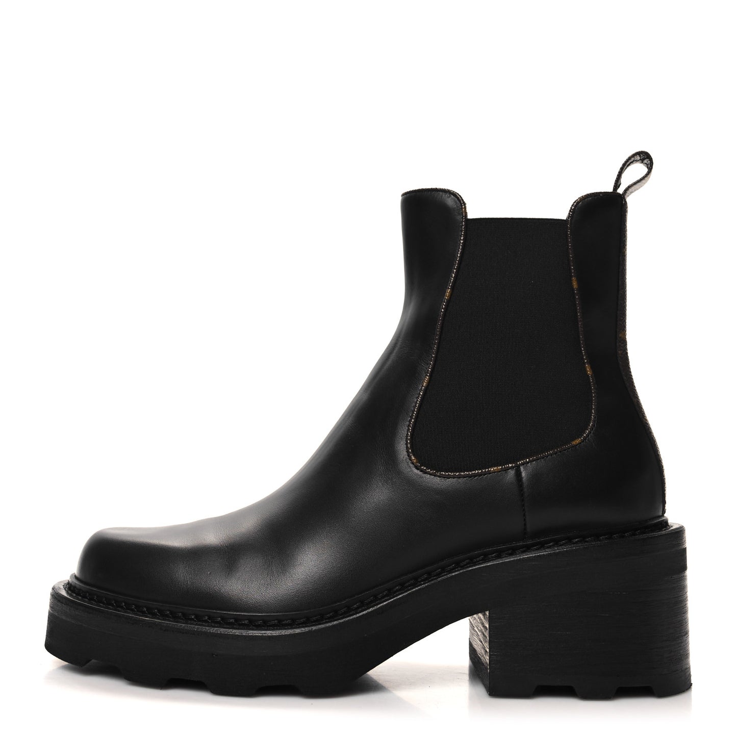 Calfskin Monogram Beaubourg Ankle Boots 40 Black