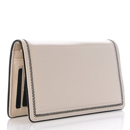 Chanel Lambskin Yen Wallet White 3 of 9