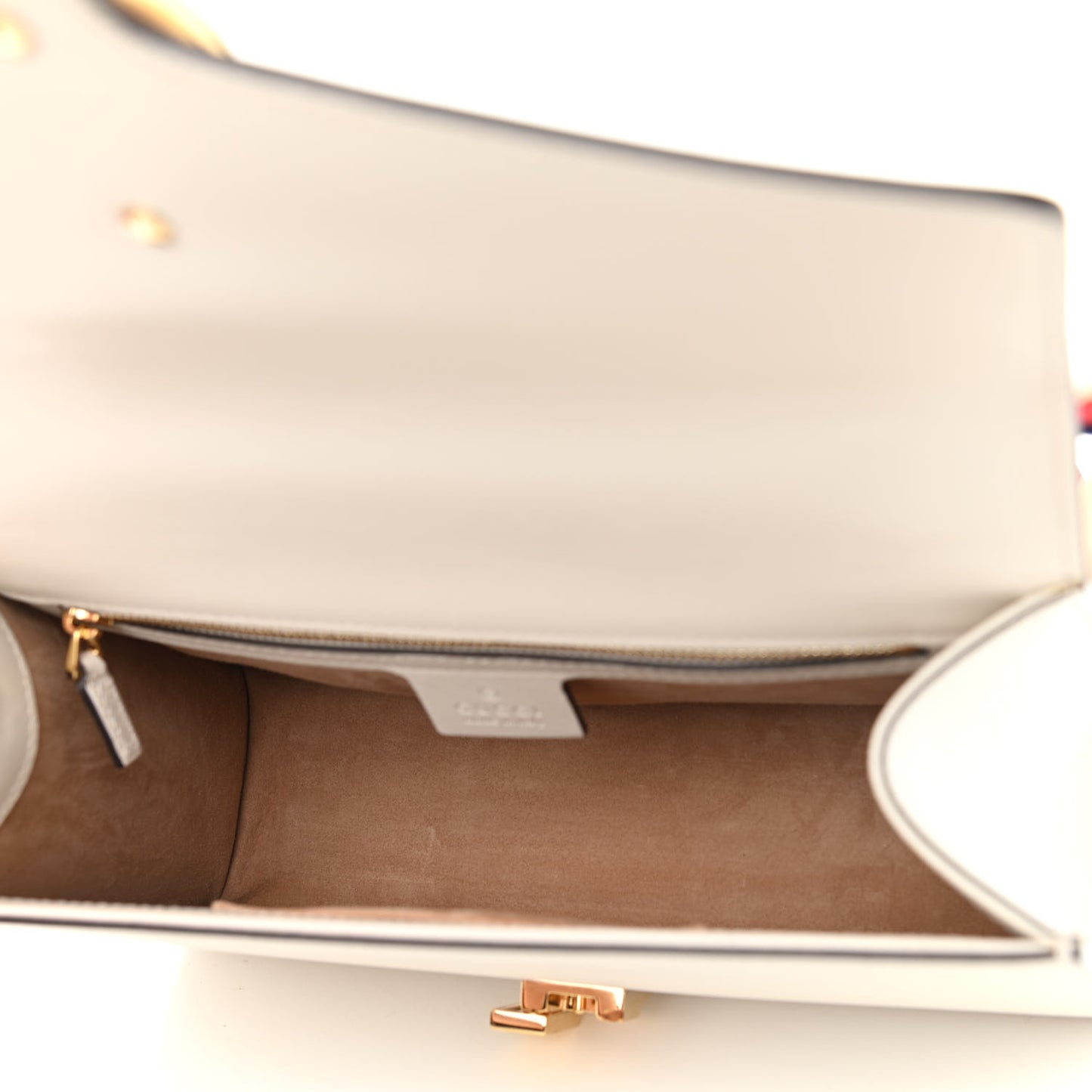 Calfskin Small Sylvie Shoulder Bag Off White