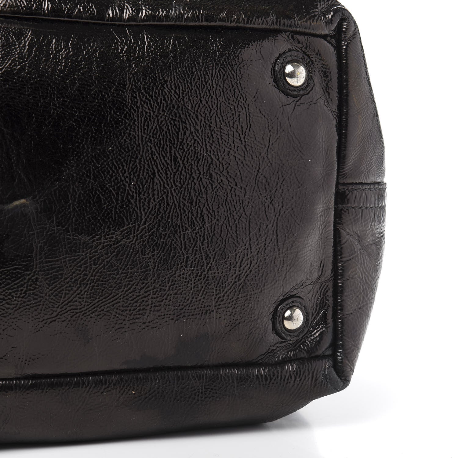 Saint Laurent Textured Patent Easy Y Bag Black 12 of 18