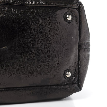 Saint Laurent Textured Patent Easy Y Bag Black 12 of 18