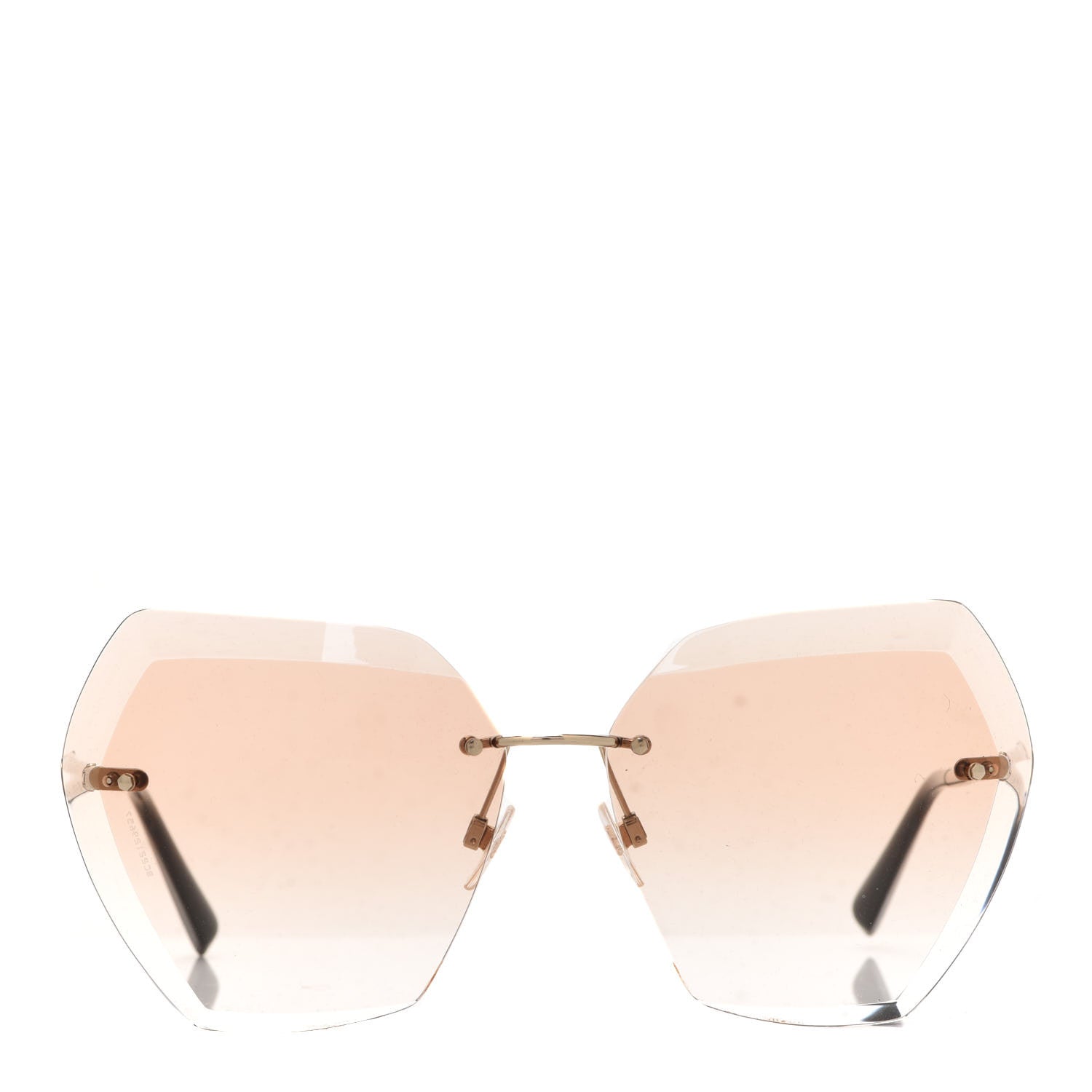 Chanel Cat Eye Sunglasses 71180 Gold Brown 2 of 7