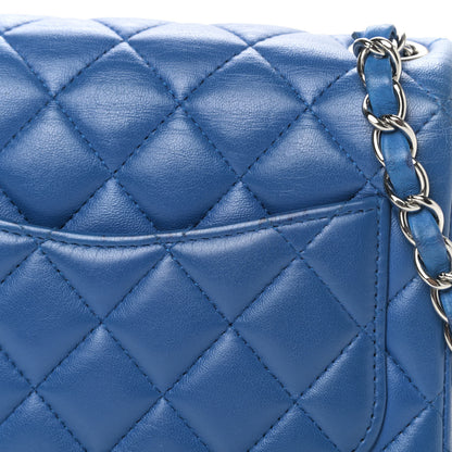 Chanel Lambskin Quilted Mini Square Flap Blue 5 of 5