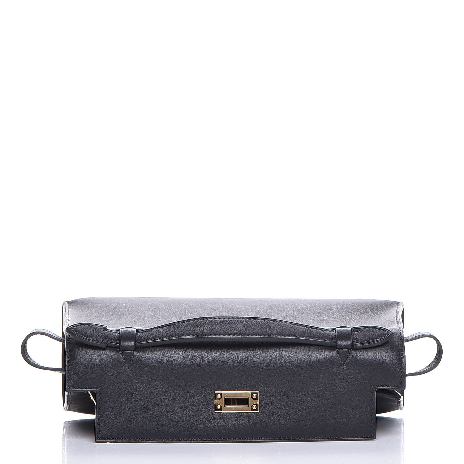 Hermes Swift Kelly Pochette Clutch Black 23 of 24