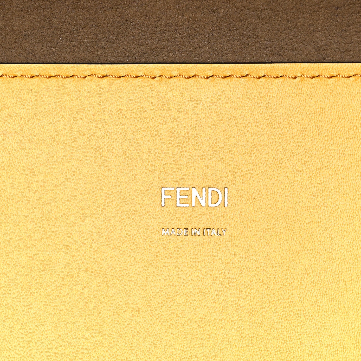Fendi Vitello King Tamponato Plexiglass Medium Fendi Sunshine Shopper Tote Mimosa 6 of 9