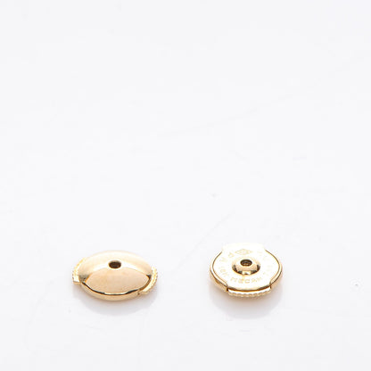 Van Cleef & Arpels 18K Yellow Gold Mother of Pearl Sweet Alhambra Butterfly Earrings 6 of 7