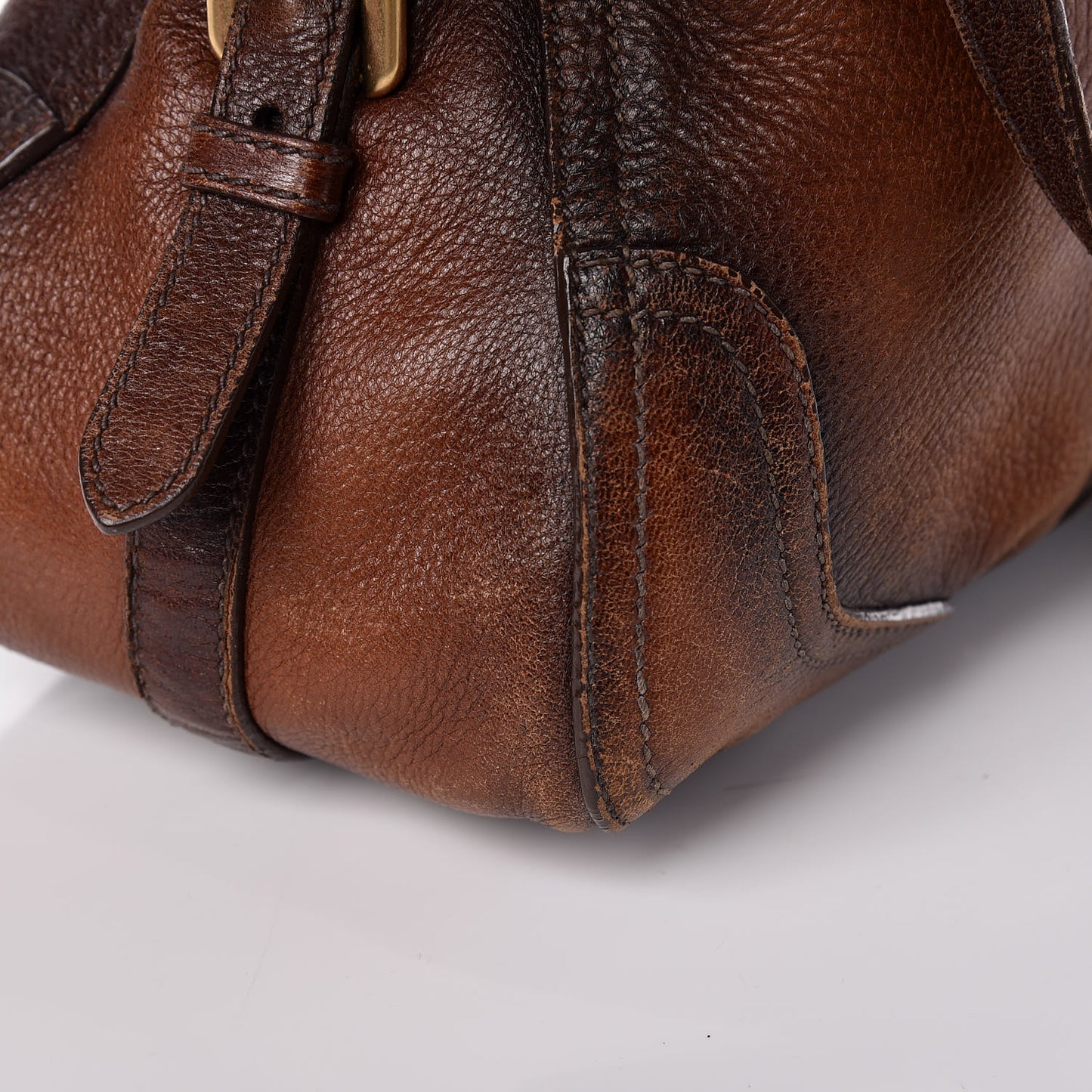 Cervo Antik Shopping Satchel Cacao Sfumato