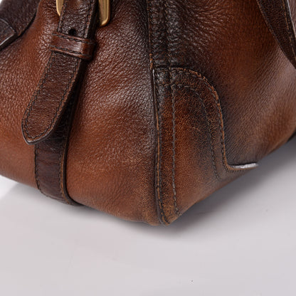 Prada Cervo Antik Shopping Satchel Cacao Sfumato 16 of 23