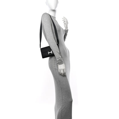 Hermes Epsom Cavale Constance Long Wallet To Go Black Multicolor 2 of 10