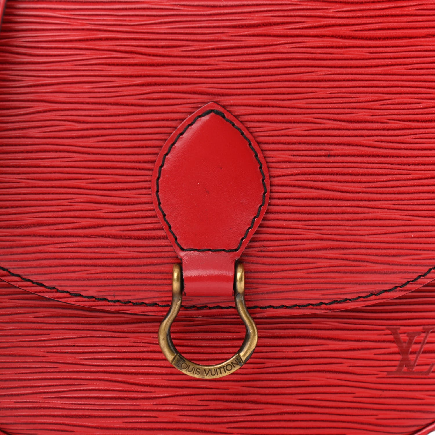 Louis Vuitton Epi Saint Cloud MM Red 7 of 11
