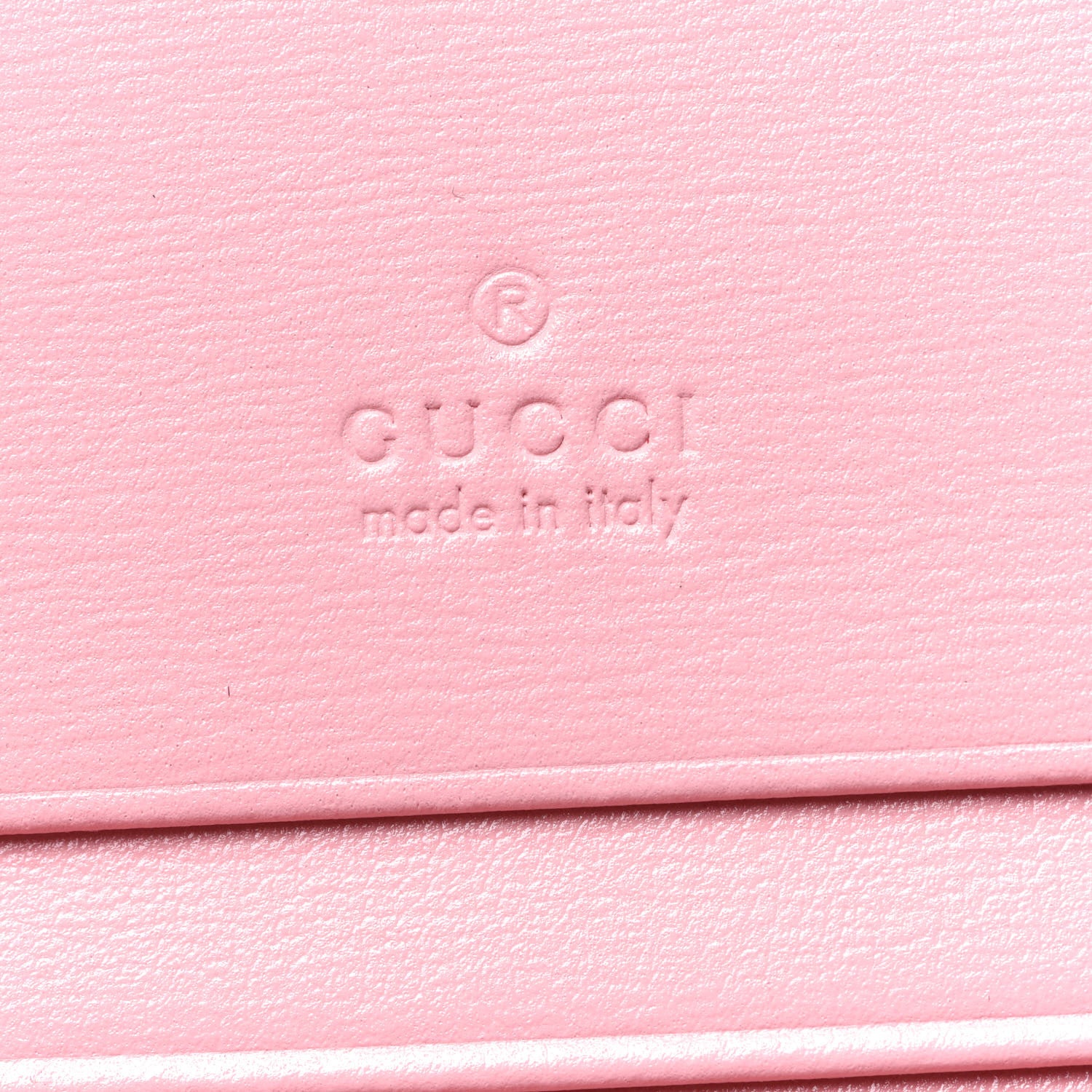 Gucci Boarded Plutone Calfskin Bi-Color Horsebit 1955 Card Case Wallet New Cherry Red Wild Rose 6 of 8