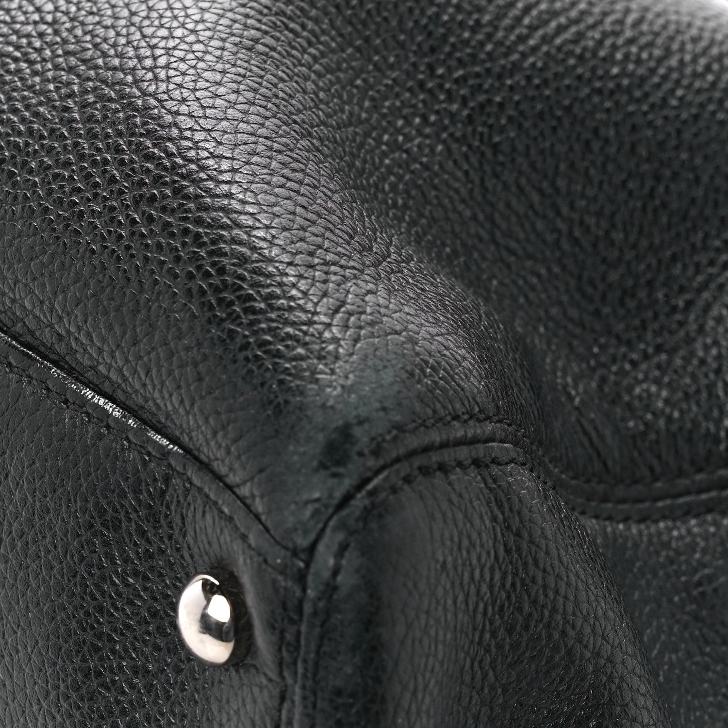 Chanel Calfskin Cerf Executive Shopper Tote Black 18 of 18