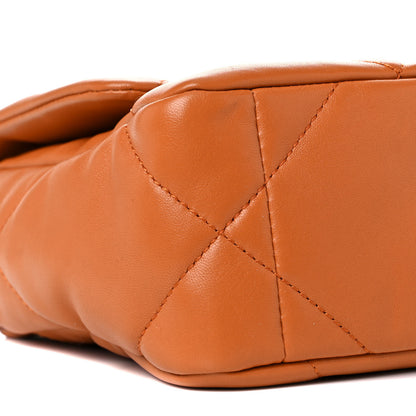 Chanel Lambskin Quilted Medium Chanel 19 Flap Light Brown 7 of 9