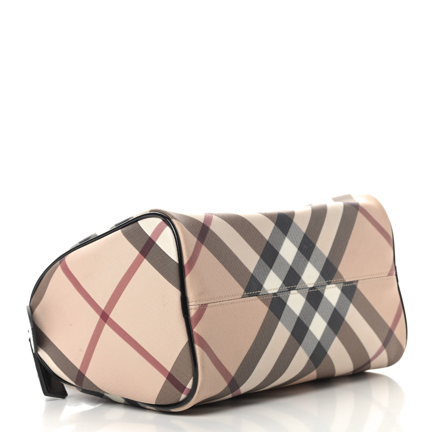 Burberry Nova Check Small Chester Bowling Bag Black 3 of 11