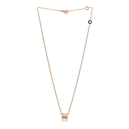 Bulgari 18K Rose Gold B.Zero1 Pendant Necklace 3 of 6