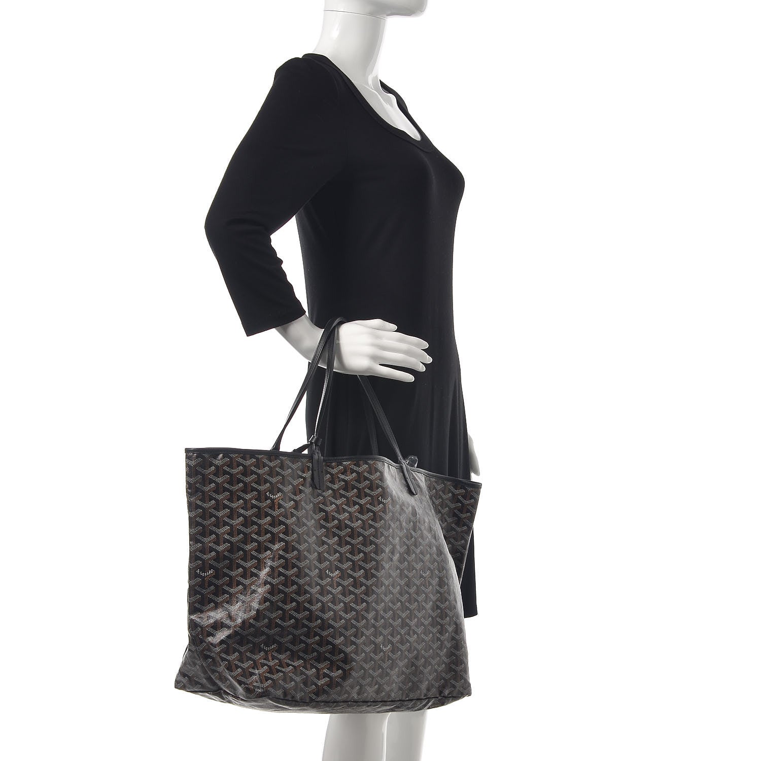 Goyard Goyardine Saint Louis GM Black 2 of 9