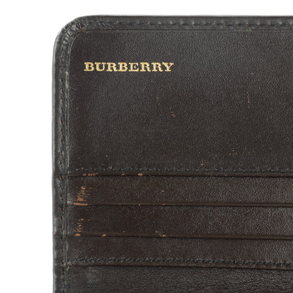 Burberry Haymarket Check Continental Wallet Brown 10 of 11