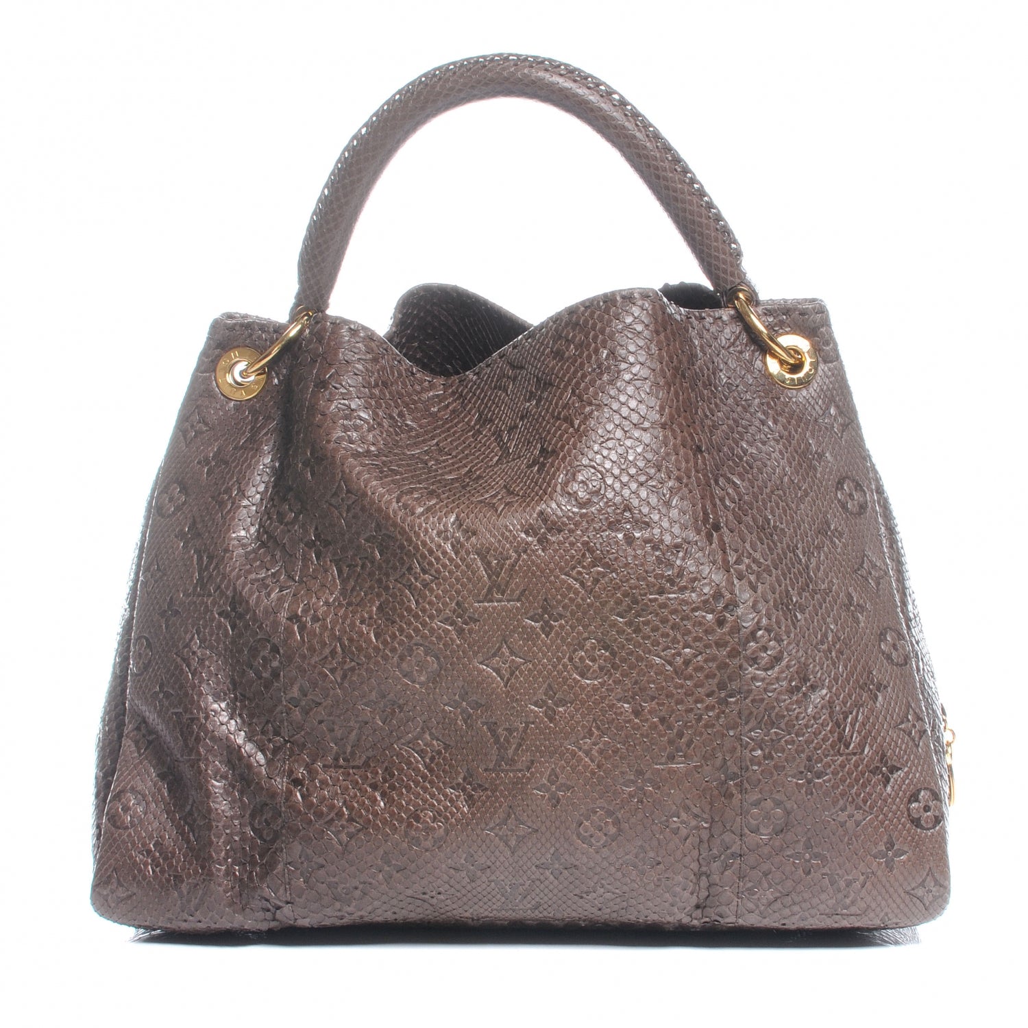 Louis Vuitton Python Embossed Monogram Artsy MM Gris 3 of 7
