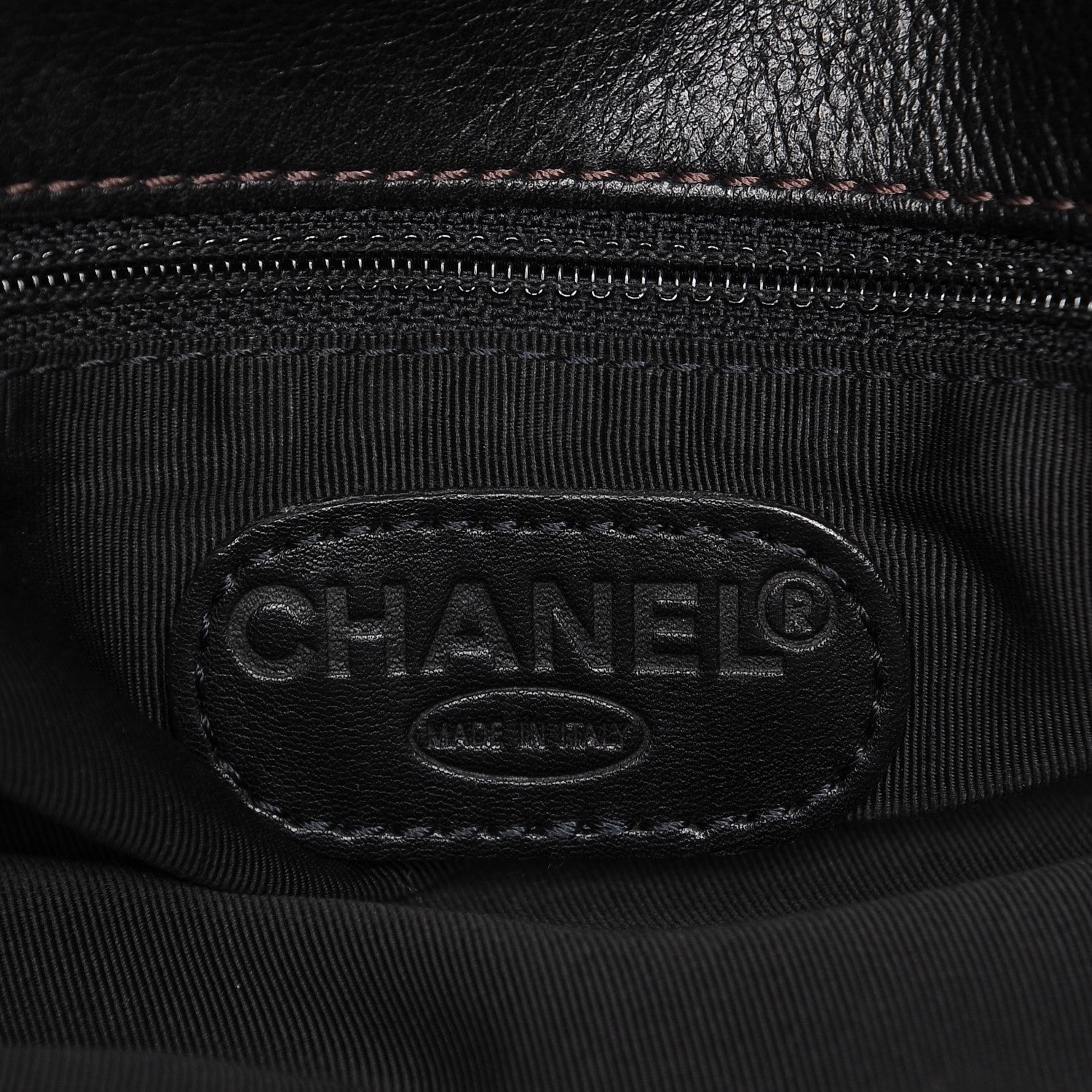 Chanel Lambskin CC Tassel Shoulder Flap Bag Black 6 of 7