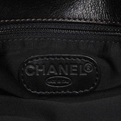 Chanel Lambskin CC Tassel Shoulder Flap Bag Black 6 of 7