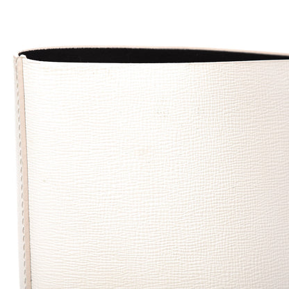 Tom Ford Grained Calfskin Small T Tote White 14 of 14