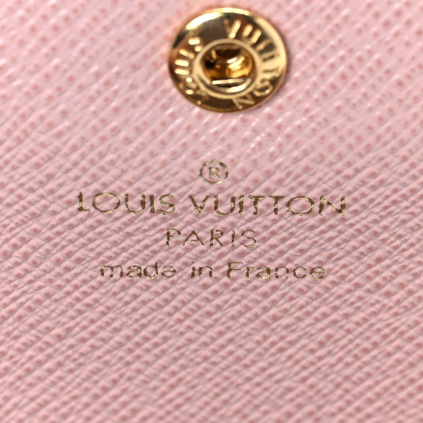 Monogram Emilie Wallet Rose Ballerine