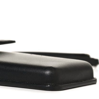 Chanel Calfskin Quilted CC Phone Holder Black 10 of 11