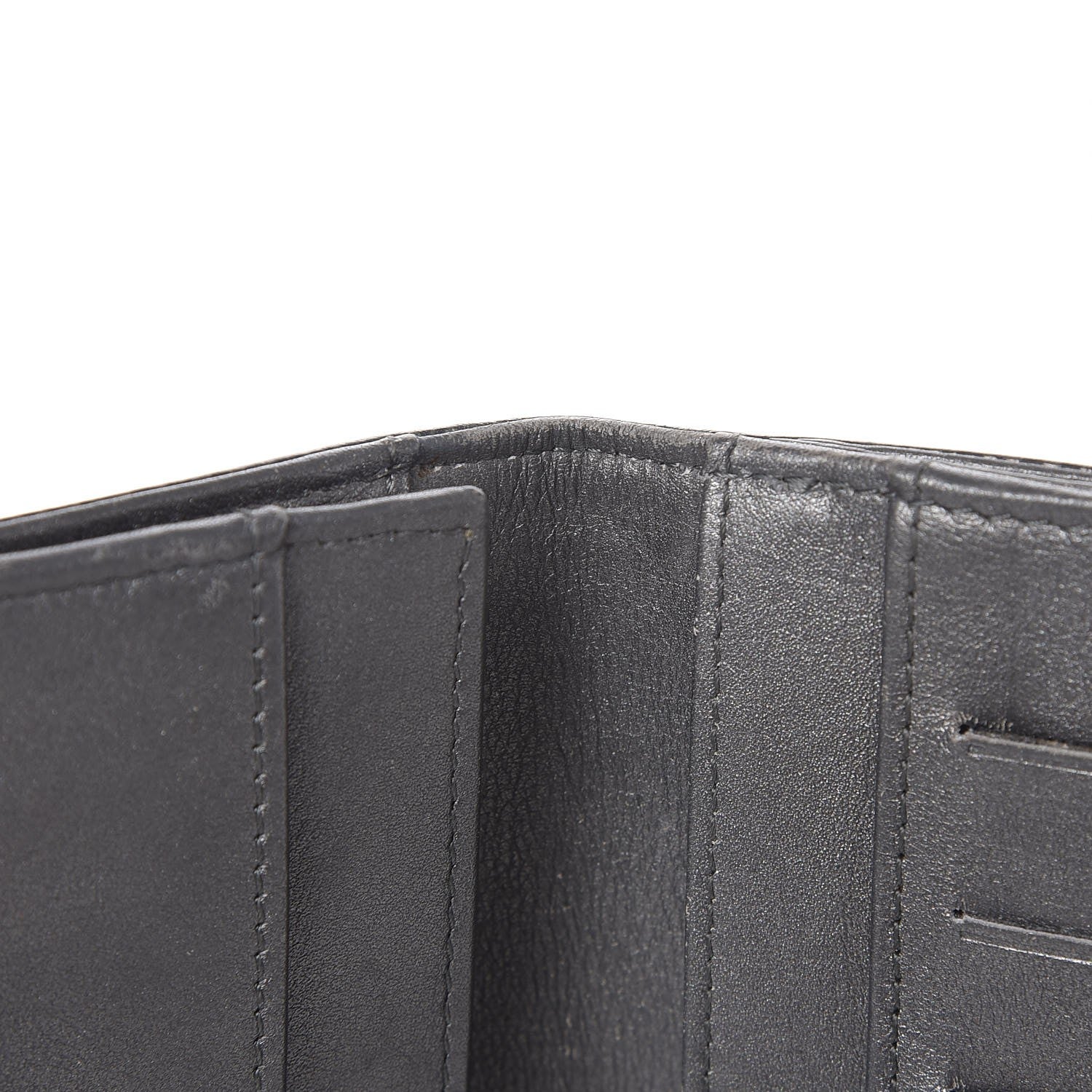 Chanel Metallic Caviar Timeless CC Large Gusset Flap Wallet Dark Silver 13 of 15