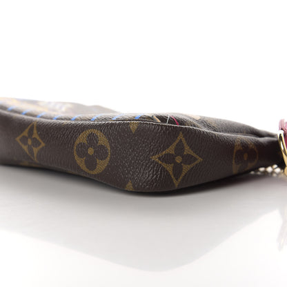 Louis Vuitton Monogram 2020 Christmas Animation Roller Coaster Mini Pochette Accessories Pivoine 5 of 10