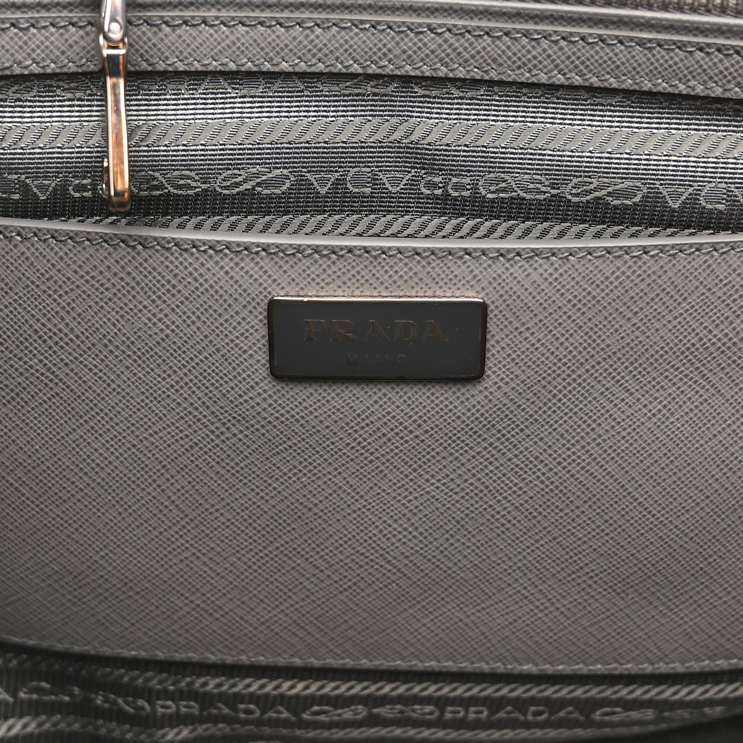 Prada Saffiano Lux Large Galleria Double Zip Tote Marmo 6 of 11